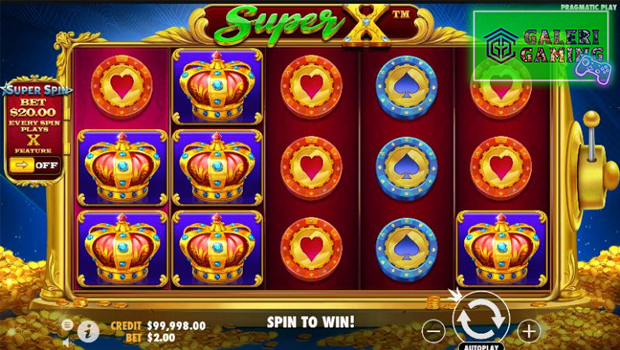 Slot Demo Gratis Super X: Main X, Dapat Sensasi Ekstra!