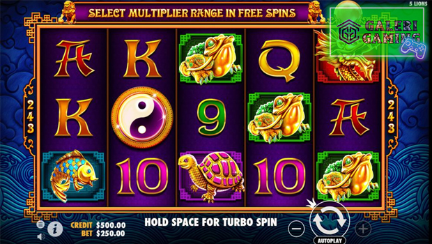 Slot Online 5 Lions Gold Slot yang Dikawal Dewa Cantik